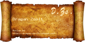 Dragan Zsolt névjegykártya